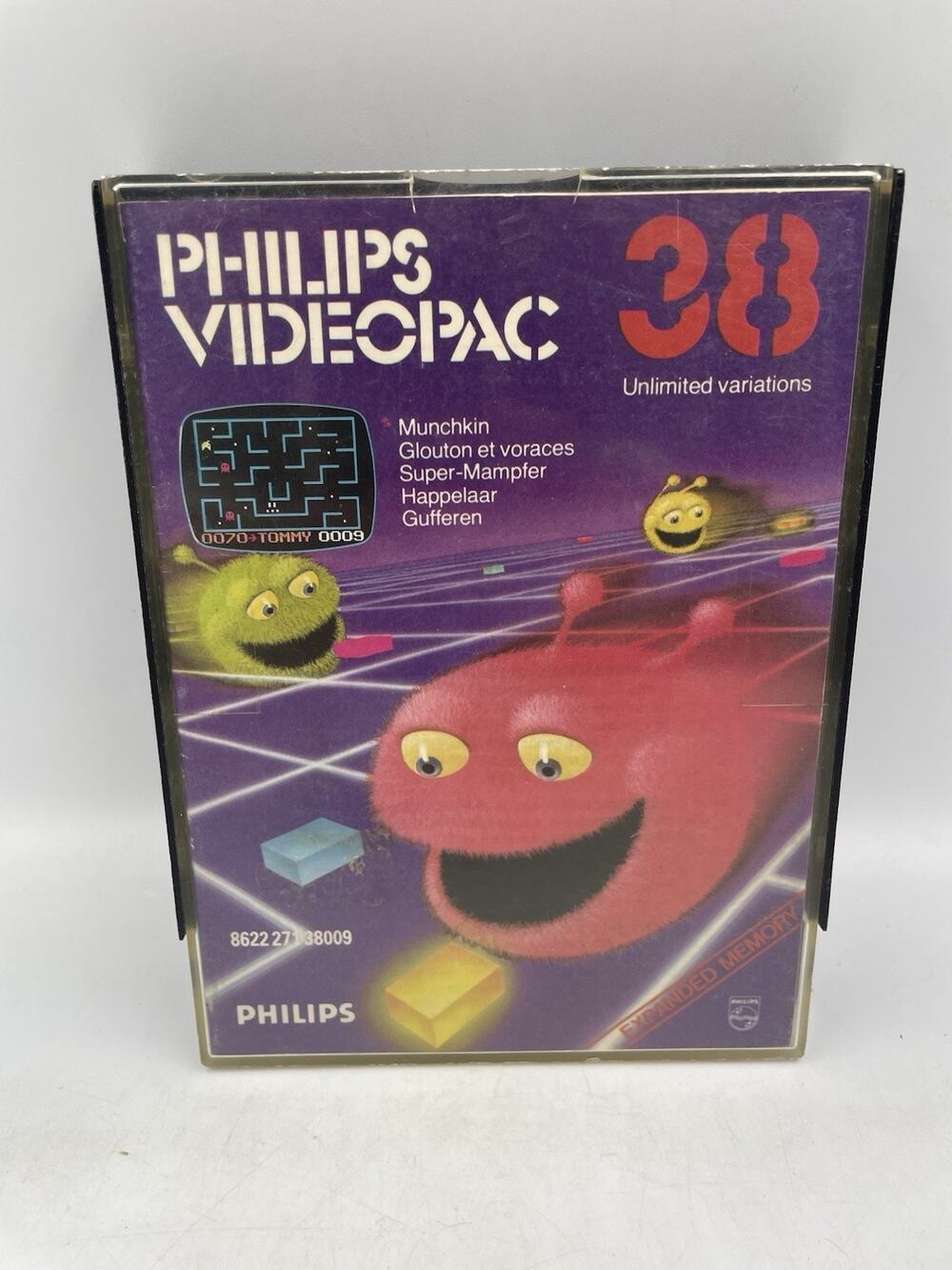 Philips Videopac G7000 Game Cartridge #38 Munchkin Vintage 1982